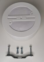 Steely Design tulede kinnitusadapter, 130 mm, valge - Pilt 2