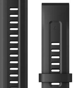 Garmin QuickFit 20 silikoonrihm, must
