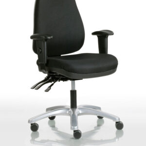 Toplux Team 11 -käetugedega kontoritool, must