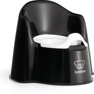 BabyBjörn potitoolike -pitsitoolike, mustvalge