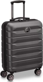 Delsey Air Armour Slim 55 cm kohver, must