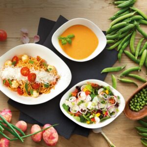 Villeroy & Boch Vapiano trio Bowl komplekt, 6-osaline, valge