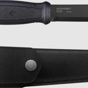 Mora Garberg Black Carbon Leather -puukko