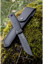 Mora Garberg Black Carbon Leather -puukko - Pilt 2