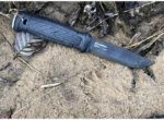 Mora Garberg Black Carbon Leather -puukko - Pilt 3