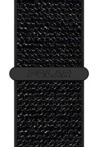 Polar nailonist käepael takjakinnitusega 20 mm, must, M/L