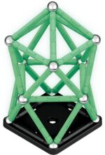Geomag Glow taaskasutatud magnetiline ehituskomplekt, 60 osa - Pilt 3