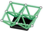 Geomag Glow taaskasutatud magnetiline ehituskomplekt, 60 osa - Pilt 4