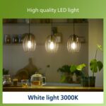 Philipsi ülitõhus LED-küünlalamp, E14, 3000K, 485 lm, läbipaistev pind - Pilt 5