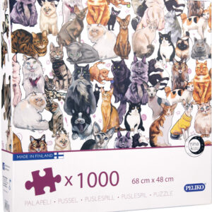 Peliko kasside pusle, 1000 tükki