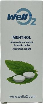 WellO2 mentoolitabletid, 20 tk