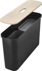 SmartStore Collect Slim 46 L sorteerimiskomplekt, must - Pilt 2