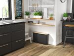 SmartStore Collect Slim 46 L sorteerimiskomplekt, must - Pilt 5