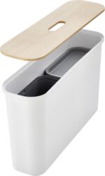 SmartStore Collect Slim 46 L sorteerimiskomplekt, valge - Pilt 2