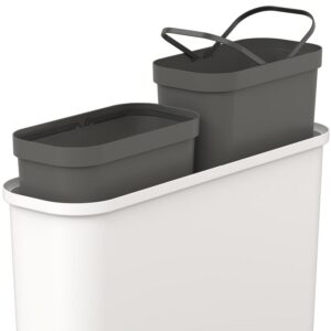 SmartStore Collect Slim 46 L sorteerimiskomplekt, valge