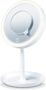 Beurer BS 45 meigipeegel, 17,5 cm, LED-valgusega ja suurenduspeegliga, akutoitega