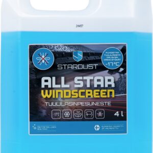 Stardust All Star Windscreen -17°C -kasutusvalmis klaasipesuvedelik, 4 liitrit