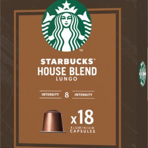 Starbucks Nespresso House Blend kohvikapsel, 18 kapslit, 103 g