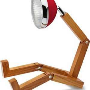 Mr. Wattson Original laualamp, välgupunane