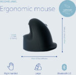 R-Go HE Break ergonoomiline hiir, BT, L-suurus, paremakäeline - Pilt 5