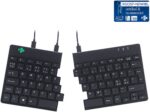 R-Go Split Break kaheosaline ergonoomiline klaviatuur, must