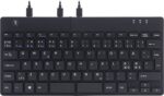 R-Go Split Break kaheosaline ergonoomiline klaviatuur, must - Pilt 4