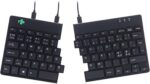 R-Go Split Break kaheosaline ergonoomiline klaviatuur, must - Pilt 2