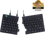R-Go Split Break kaheosaline ergonoomiline klaviatuur, must - Pilt 5