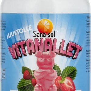 Sana-sol Vitanallet kaltsium + D-vitamiin, 90 tk