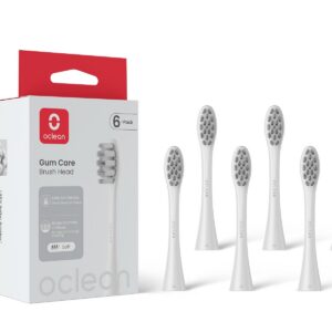 Oclean Gum Care harjaspäät, 6 kpl, valkoinen