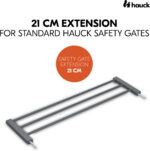 Hauck Turvavärava pikendus 21 cm turvavärava pikendus, hall - Pilt 2