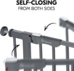 Hauck Clear Step Autoclose 2 turvavärav, 75 - 80 cm, hall - Pilt 4