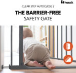 Hauck Clear Step Autoclose 2 turvavärav, 75 - 80 cm, hall - Pilt 2