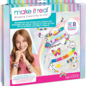 Make it Real vikerkaare ja pärlitega käevõru meisterdamiskomplekt