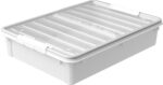 SmartStore voodialune sahtel, valge/läbipaistev, 60 l