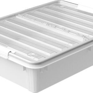 SmartStore voodialune sahtel, valge/läbipaistev, 60 l