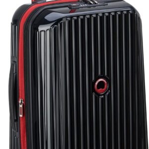 Delsey F1 Securitime Zip Laiendatav 56 cm kohver, must