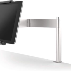 Durable -tablettiteline pöytäpidikkeellä, hopea