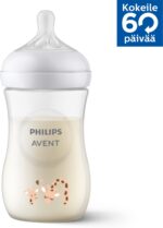Philips Avent SCY903/66 Natural Response -tuttipullo, 260 ml, kirahvi