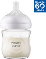 Philips Avent SCY930/01 Natural Response - klaasist lutipudel, 120 ml