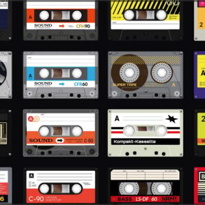 Supe Deskmat Casette hiirematt, 92 x 36 cm