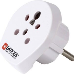 SKROSSi reisiadapter Taani, India ja Iisraeli vahel Euroopasse