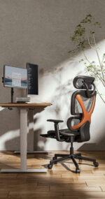 ErgoWork SpineX kontoritool, must - Pilt 3