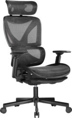 ErgoWork SpineX kontoritool, must - Pilt 2