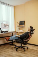 ErgoWork SpineX kontoritool, must - Pilt 5