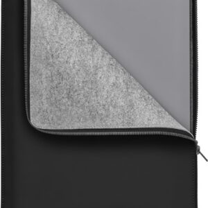 Woolnut Coated Folio - kaitseümbris 16-tollisele MacBook Pro-le, must