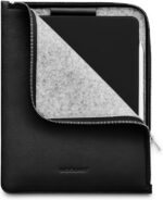 Woolnut Leather Folio - kaitseümbris 11-tollisele iPad Pro-le ja Airile, must - Pilt 3