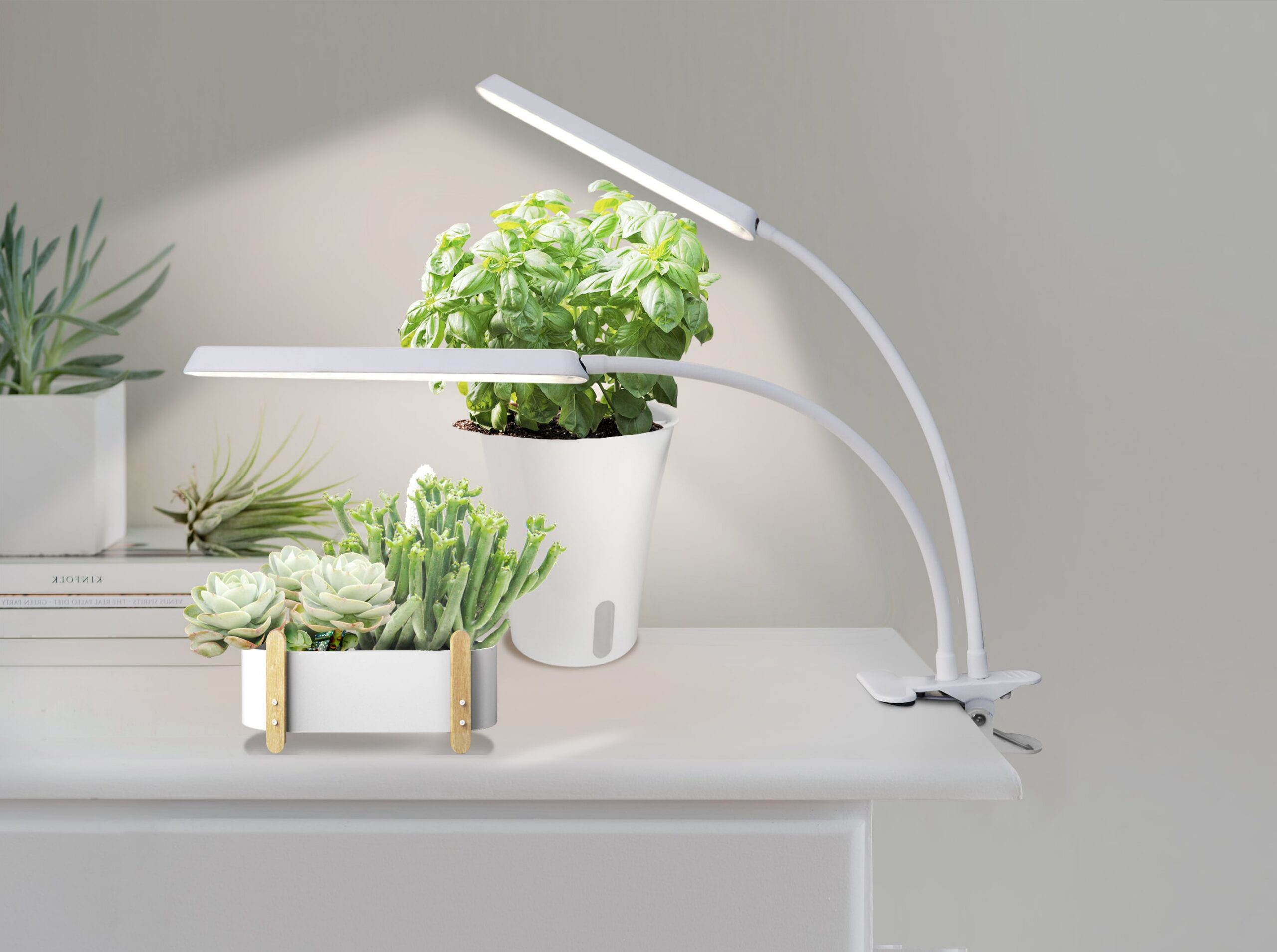Enne Duo Grow taimelamp, 16 W, 780 lm, valge
