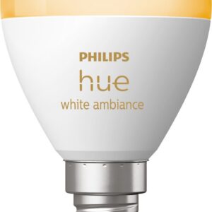 Philips Hue White Ambiance nutikas pirn, E14, ümmargune, 470 lm