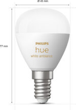 Philips Hue White Ambiance nutikas pirn, E14, ümmargune, 470 lm - Pilt 3